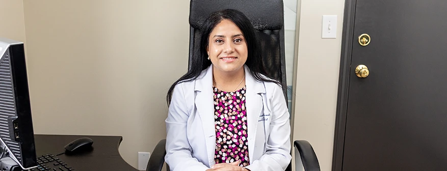 Woman talking on the phone