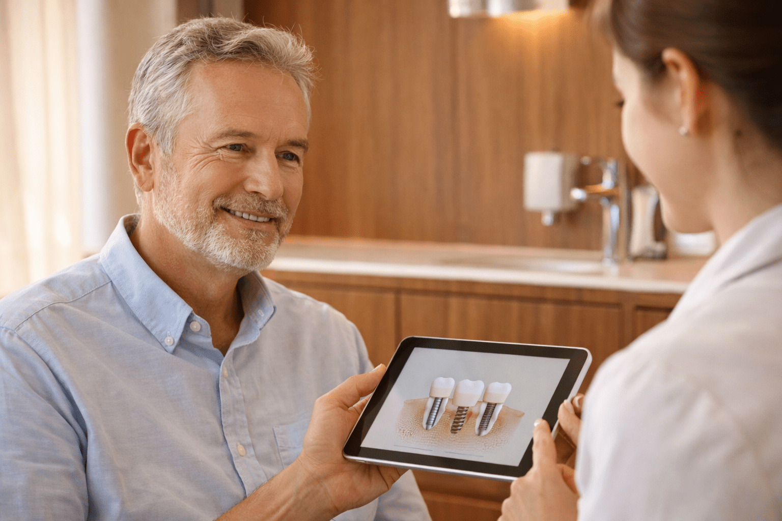 a man visit clinic