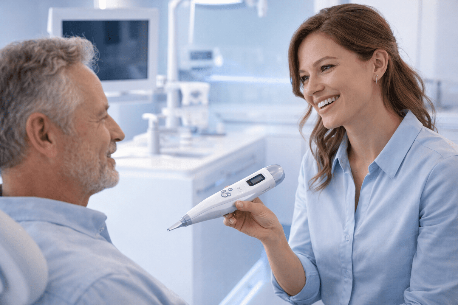 a man is visit the clinic